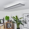 SALMI Ceiling Light LED black, white, 1-light source