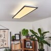 SALMI Ceiling Light LED black, white, 1-light source