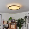 BURIS Ceiling Light LED black, white, 1-light source, Remote control