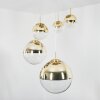 DEGEVOS Pendant Light gold, 5-light sources