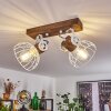 ORNY Ceiling Light brown, white, 2-light sources