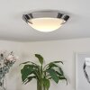 MORGES Ceiling Light LED chrome, 1-light source