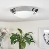MORGES Ceiling Light LED chrome, 1-light source