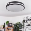 SEEWEN Ceiling Light LED black, white, 1-light source, Remote control