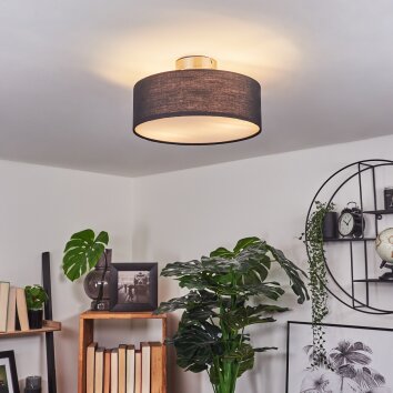 TVEID Ceiling Light matt nickel, 2-light sources