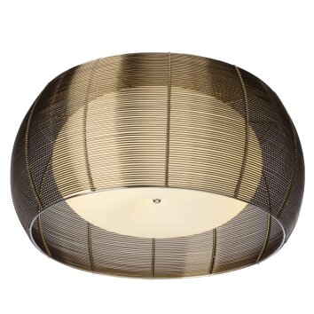 Brilliant RELAX ceiling light bronze, chrome, 2-light sources