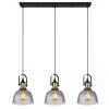 Globo DOROTHEA Pendant Light brass, black, 3-light sources