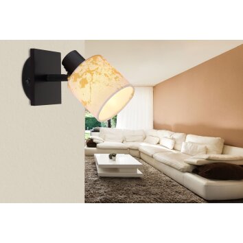 Globo ENGELBERT Spotlight black, 1-light source