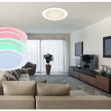 Globo NATHALIE recessed spotlight LED white, 1-light source, Remote control, Colour changer