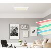 Globo MURPHY Ceiling Light LED white, 1-light source, Remote control, Colour changer