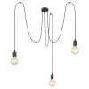 Globo OTTILIE Pendant Light dark brown, matt nickel, 3-light sources