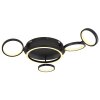 Globo ANTONIUS Ceiling Light LED black, 1-light source