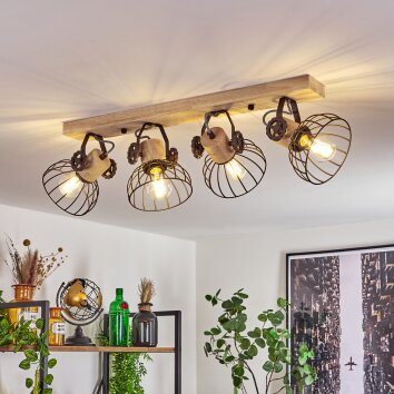 ORNY Ceiling Light brown, Ecru, 4-light sources