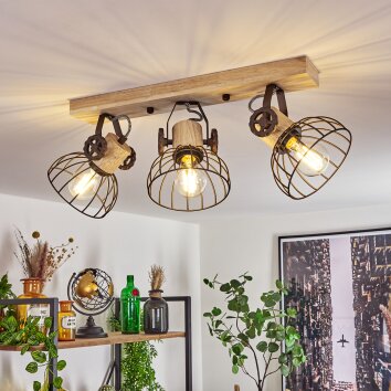 ORNY Ceiling Light brown, Ecru, 3-light sources