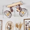 ORNY Ceiling Light Ecru, rust-coloured, 2-light sources
