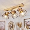 ORNY Ceiling Light Ecru, rust-coloured, 3-light sources