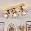 ORNY Ceiling Light Ecru, rust-coloured, 3-light sources