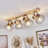 ORNY Ceiling Light Ecru, rust-coloured, 4-light sources