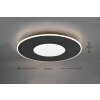Trio-Leuchten VERUS Ceiling Light LED black, 1-light source, Remote control