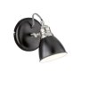 Fischer-Honsel WALES Wall Light black, 1-light source