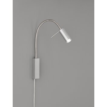 Fischer-Honsel RIVER Table lamp LED matt nickel, 1-light source
