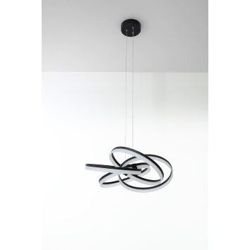 SCHÖNER-WOHNEN-Kollektion LOOP Pendant Light LED black, 1-light source