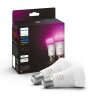 Philips Hue WHITE & COLOR AMBIANCE LED E27 9 Watt 2000 - 6500 Kelvin 806 Lumen