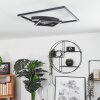 TALETA Ceiling Light LED black, white, 1-light source