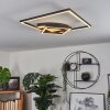 TALETA Ceiling Light LED black, white, 1-light source