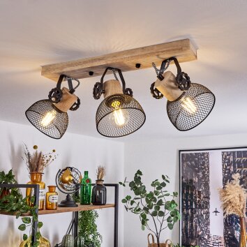 ORNY Ceiling Light Ecru, black, 3-light sources