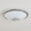 PRATTELN Ceiling Light LED chrome, 1-light source