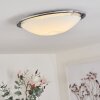 PRATTELN Ceiling Light LED chrome, 1-light source