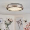 KERNS Ceiling Light LED matt nickel, 1-light source