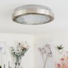 KERNS Ceiling Light LED matt nickel, 1-light source