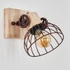 ORNY Wall Light Ecru, rust-coloured, 1-light source