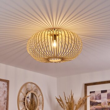 ORAVI Ceiling Light Light wood, 1-light source