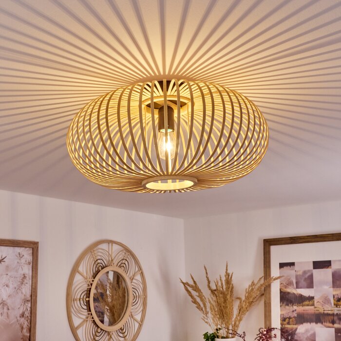 ORAVI Ceiling Light Light wood, 1-light source