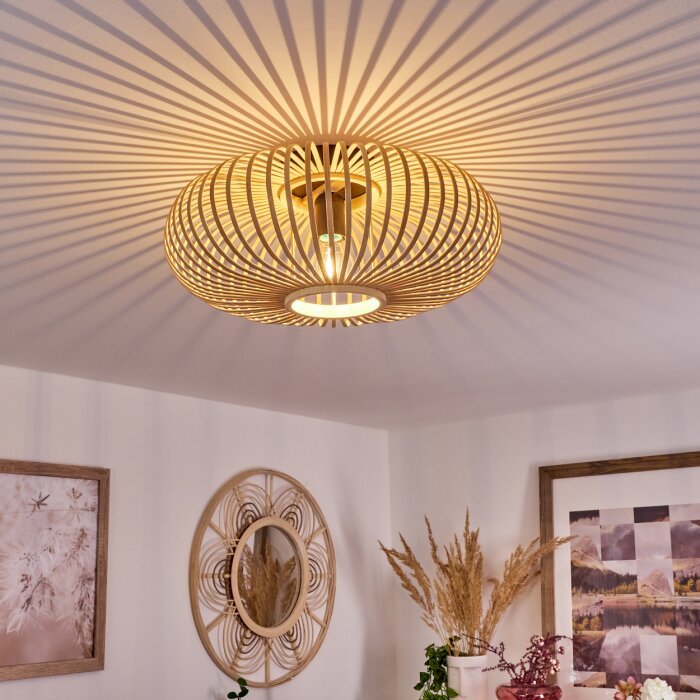 ORAVI Ceiling Light Light wood, 1-light source