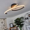 RHEINFELDEN Ceiling Light LED black, 1-light source