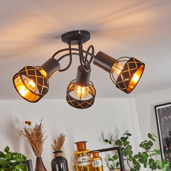 TARASP Ceiling Light black, 3-light sources