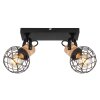 Globo LACKY Ceiling Light Light wood, black, 2-light sources