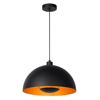 Lucide SIEMON Pendant Light black, 1-light source