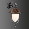 LCD NABBURG Outdoor Wall Light LED copper, black, 1-light source