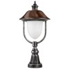 LCD NABBURG pedestal light LED copper, black, 1-light source