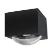 LCD FISCHECK Outdoor Wall Light LED black, 1-light source