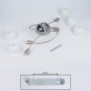 WARGA Ceiling Light matt nickel, 5-light sources
