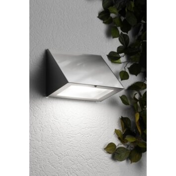 CMD AQUA PESO Wall Light LED stainless steel, 1-light source