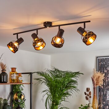 TARASP Ceiling Light black, 4-light sources