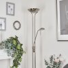ROM Floor Lamp LED matt nickel, 2-light sources