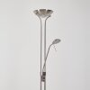 ROM Floor Lamp LED matt nickel, 2-light sources